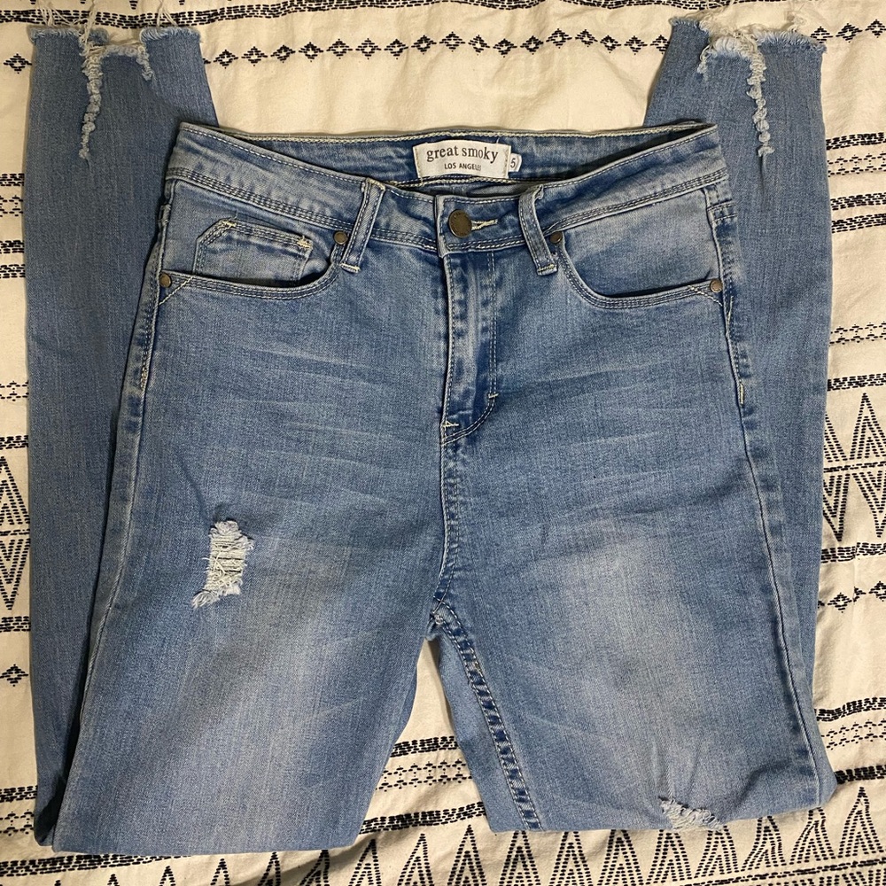 Distressed Skinny Jeans